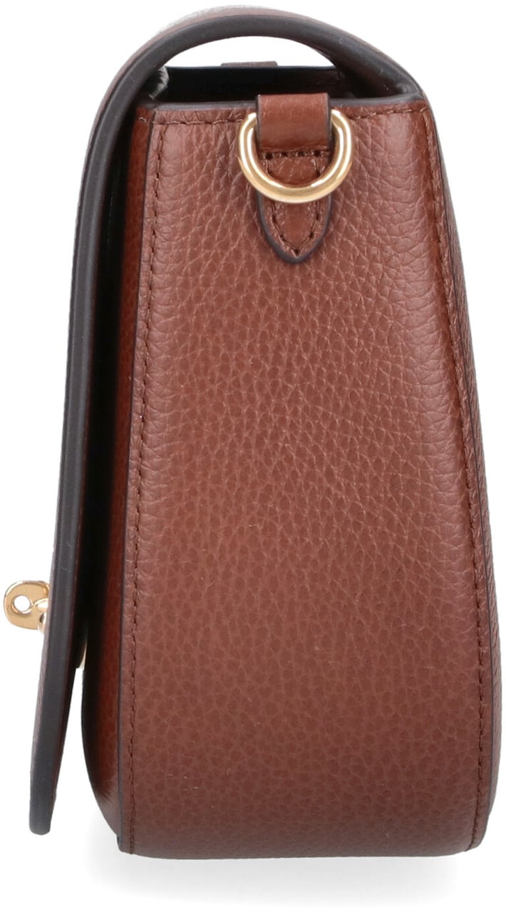 Mulberry Brown Darley Mini Postmans Lock Bag Bruin
