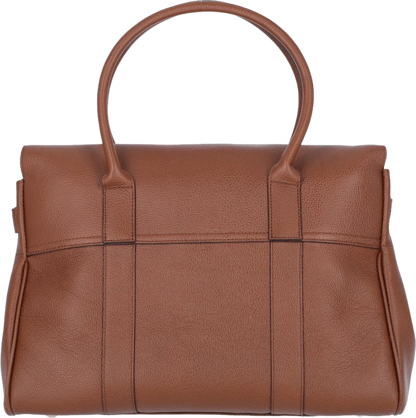 Mulberry Brown Bayswater Grain Leather Shoulder Bag Bruin