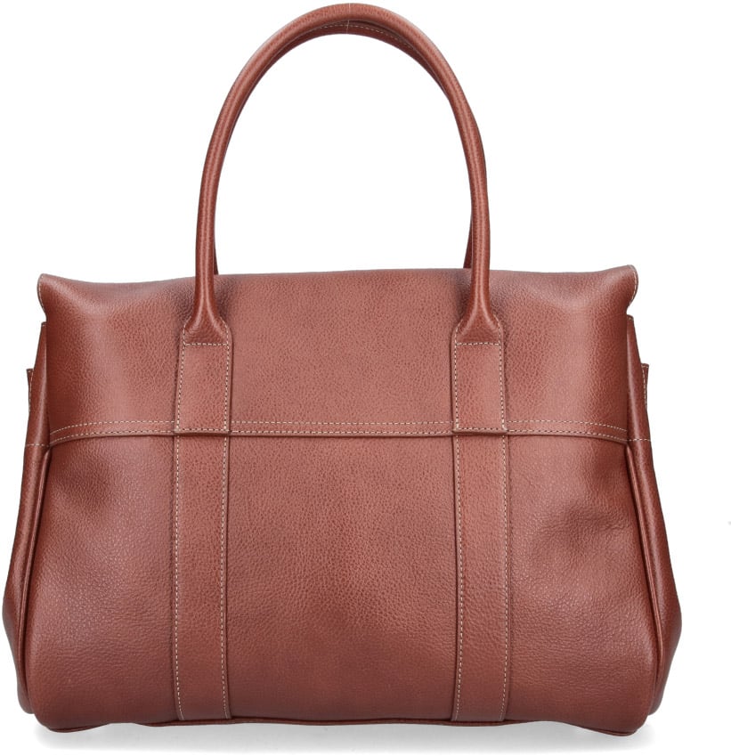 Mulberry Brown Bayswater Calf Leather Handbag Bruin