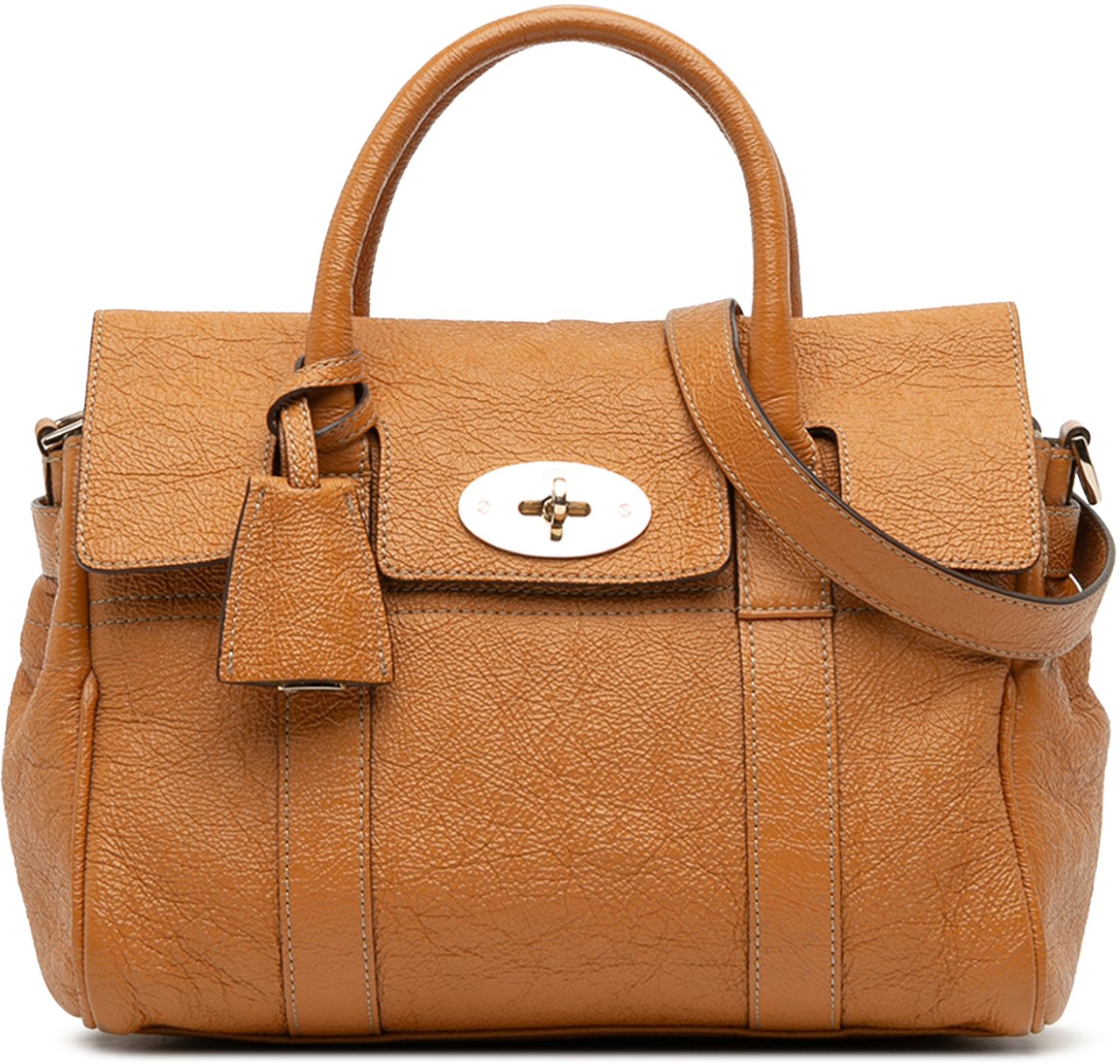 Mulberry Small Leather Bayswater Satchel Bruin