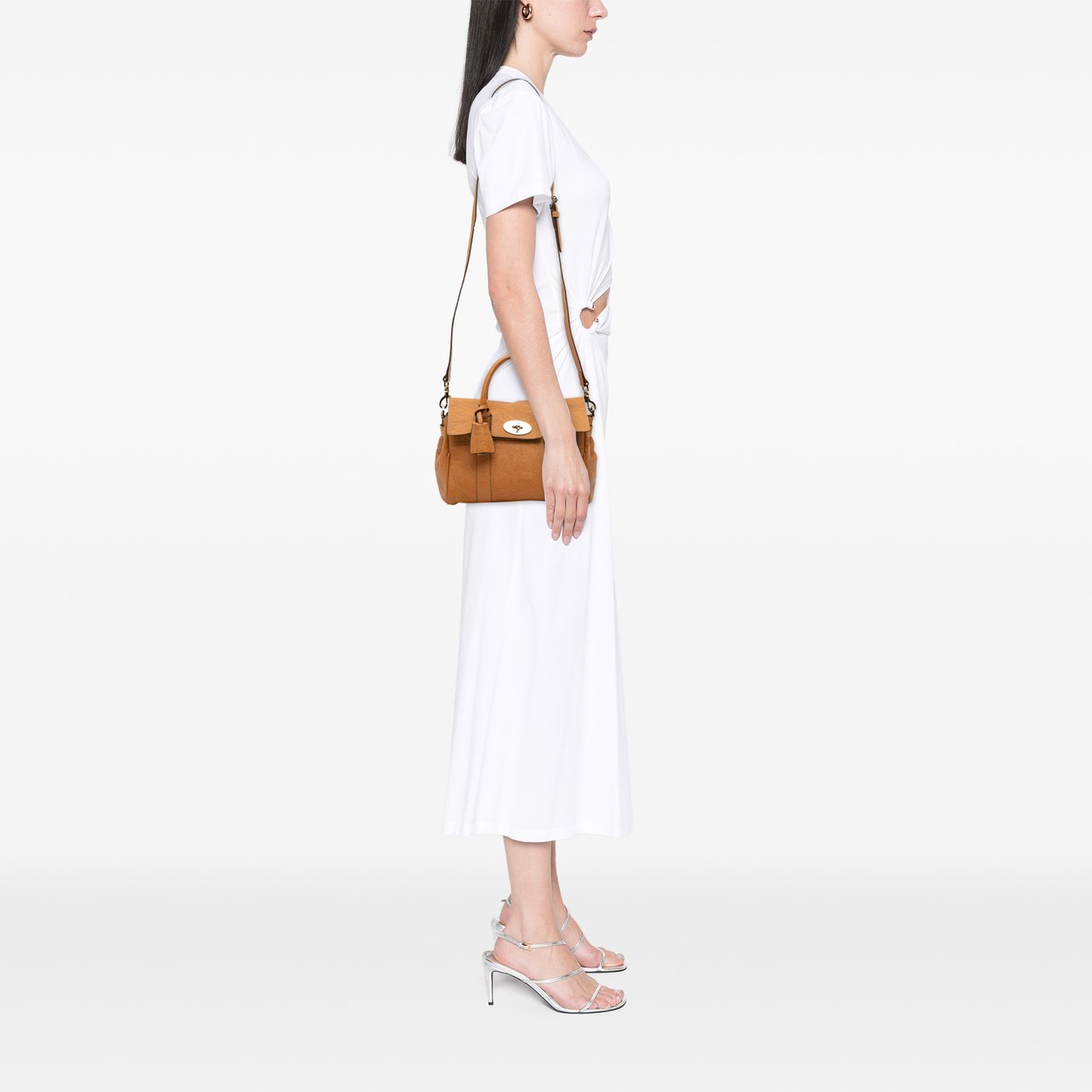 Mulberry Small Leather Bayswater Satchel Bruin