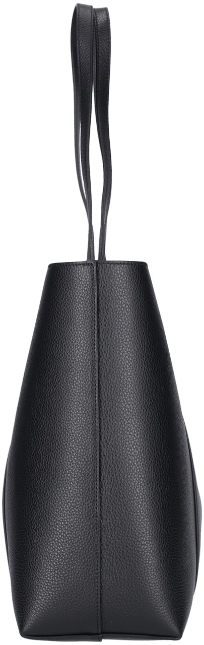Mulberry Black Bayswater Grain Leather Tote Bag Zwart