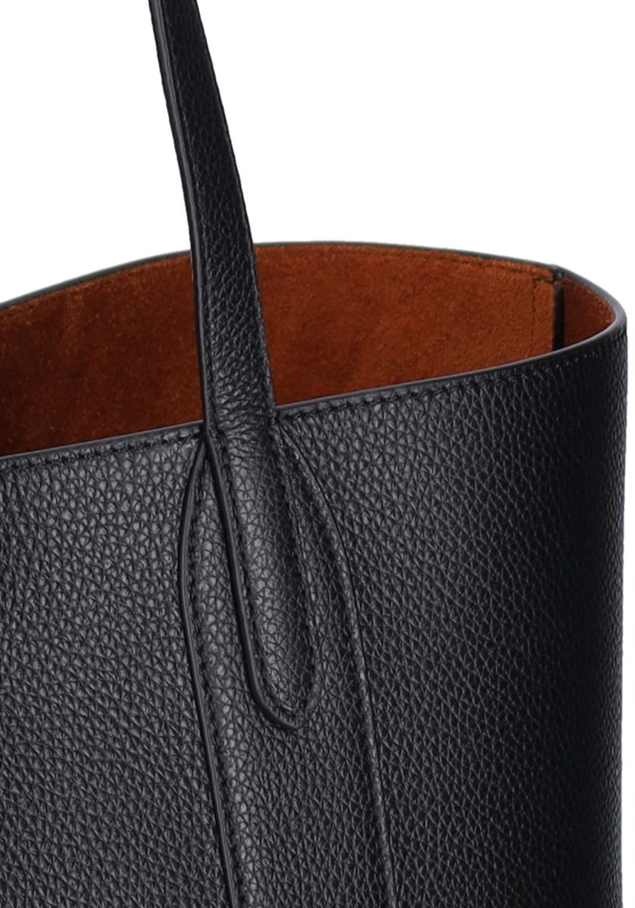 Mulberry Black Bayswater Grain Leather Tote Bag Zwart