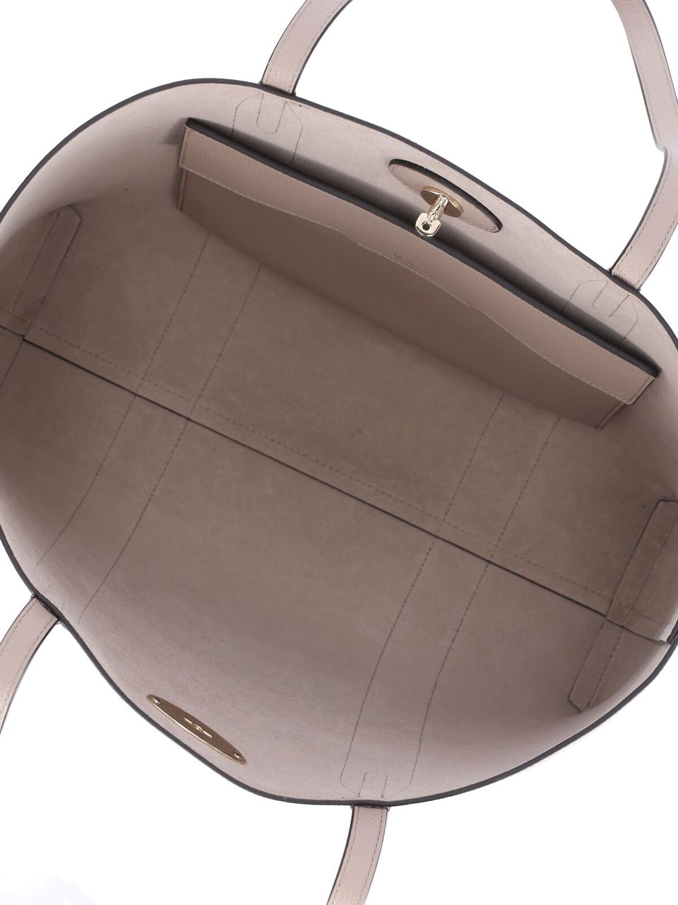 Mulberry Taupe Bayswater Hammered Leather Tote Bag Neutraal