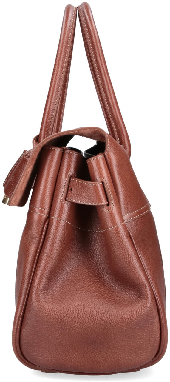 Mulberry Brown Bayswater Calf Leather Handbag Bruin