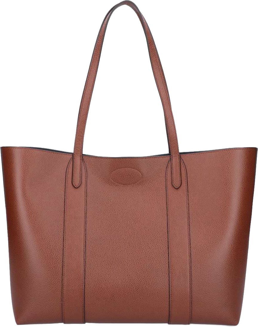 Mulberry Brown Bayswater Grain Leather Tote Bag Bruin