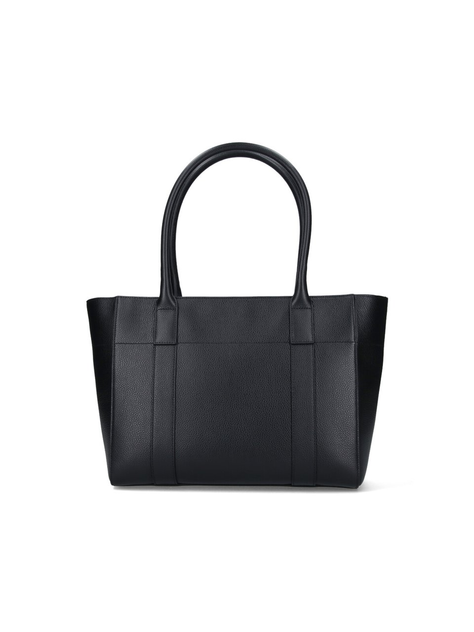 Mulberry Black Bayswater 9 To 5 Hammered Leather Tote Bag Zwart