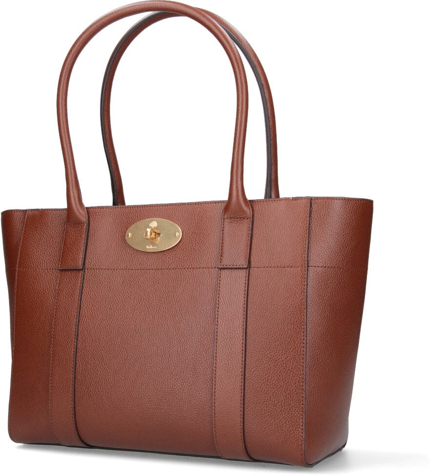 Mulberry Brown Bayswater 9 To 5 Hammered Leather Tote Bag Bruin
