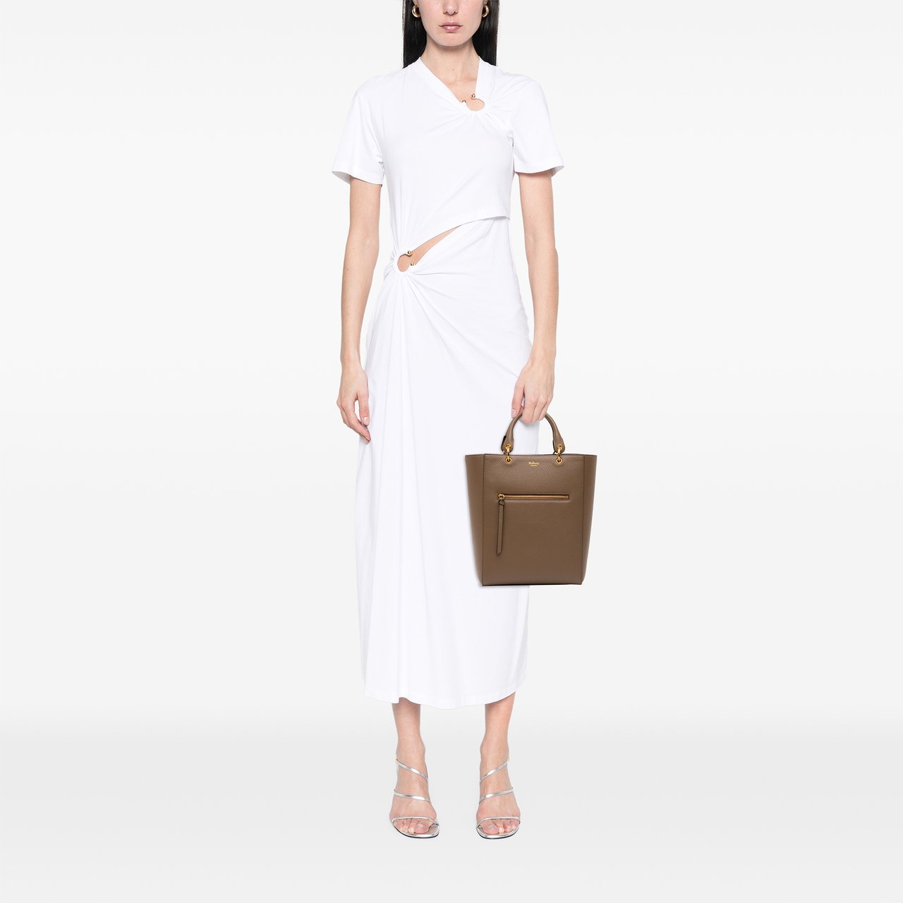 Mulberry Classic Grain Calfskin Maple Tote Bruin