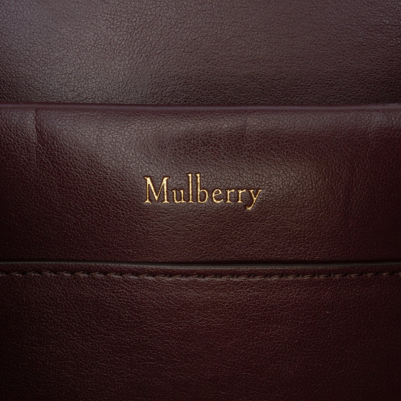 Mulberry Classic Grain Calfskin Maple Tote Bruin