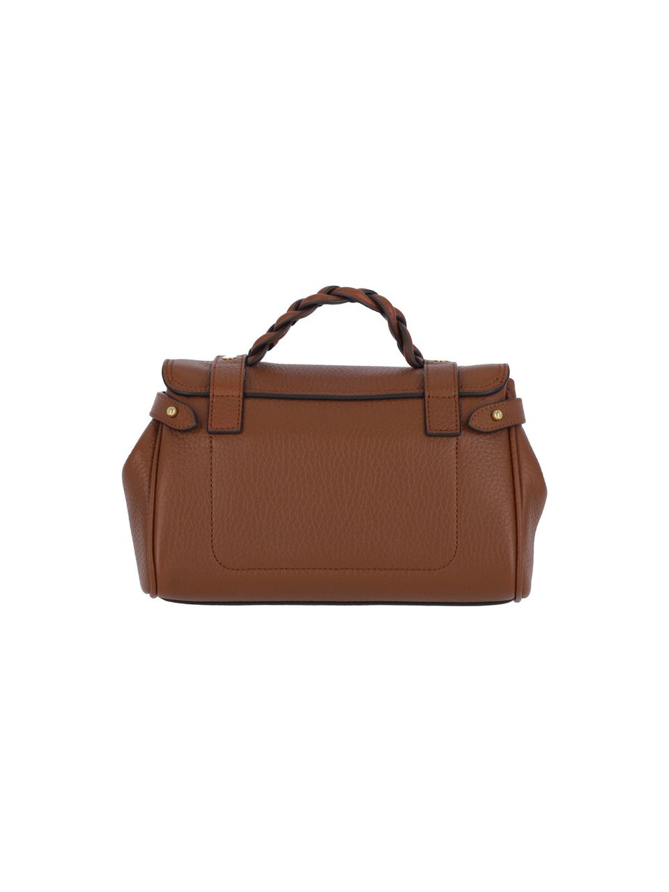 Mulberry Brown Alexa Grained Leather Shoulder Bag Bruin