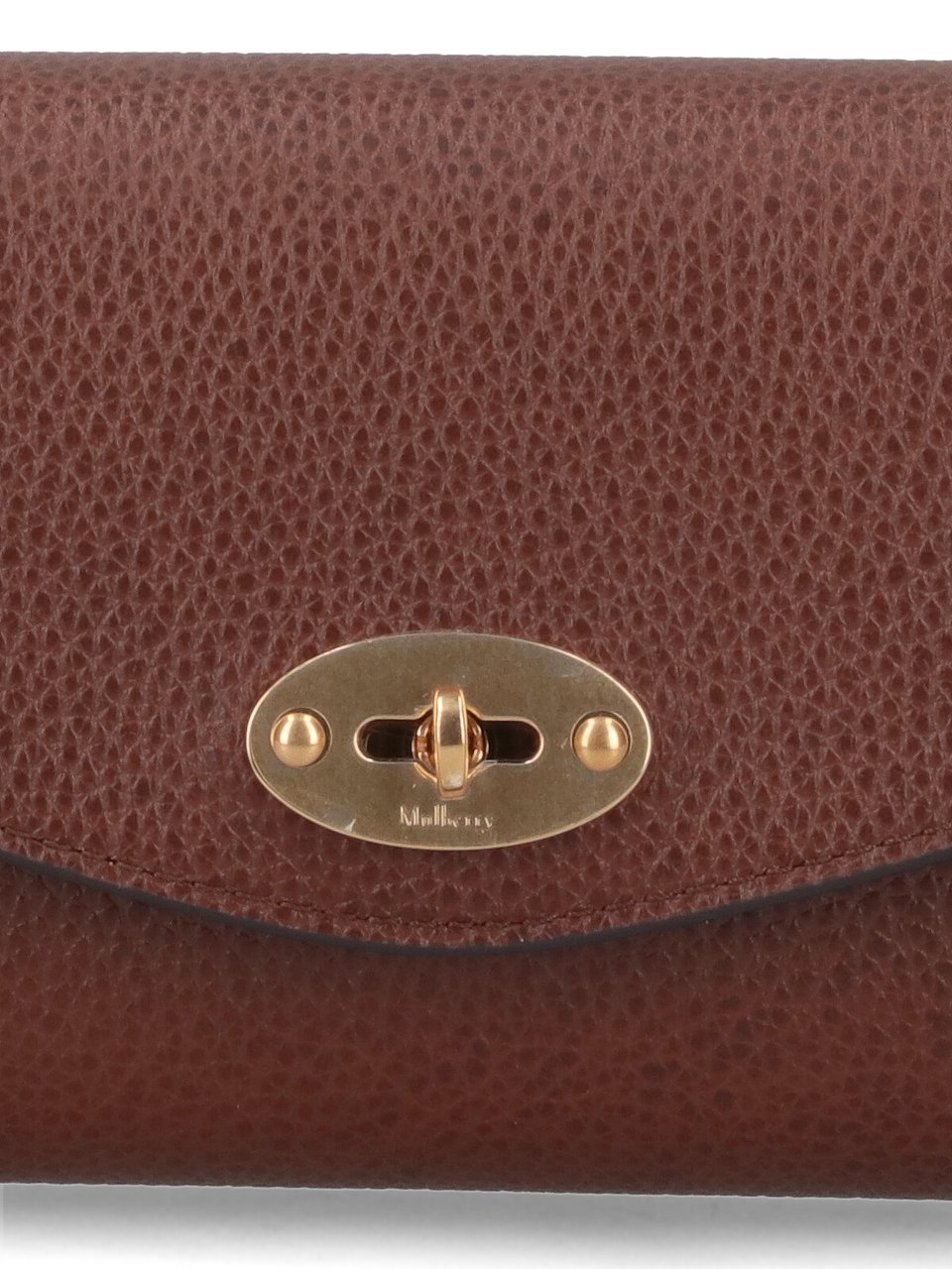 Mulberry Brown Darley Hammered Leather Wallet Bruin