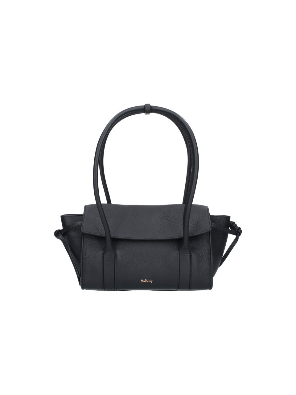 Mulberry Black Soft Bayswater Calf Leather Shoulder Bag Zwart
