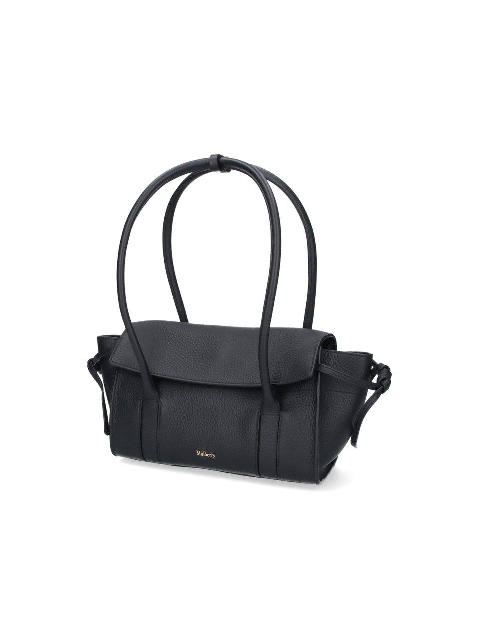 Mulberry Black Soft Bayswater Calf Leather Shoulder Bag Zwart