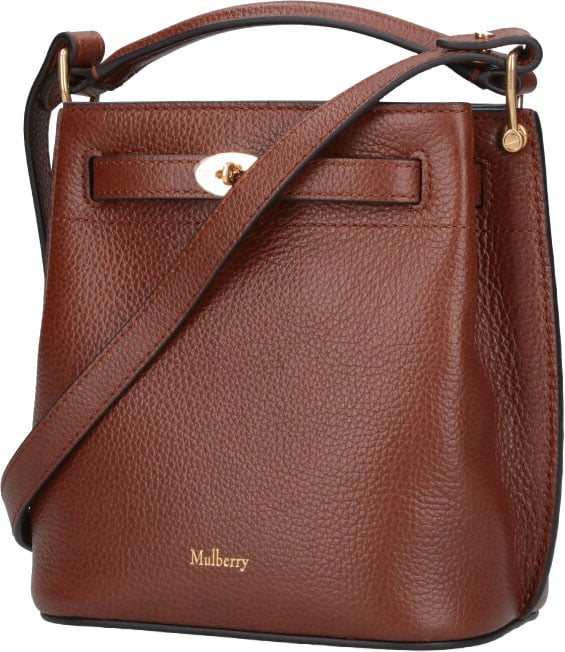 Mulberry Brown Islington Mini Bucket Bag Bruin