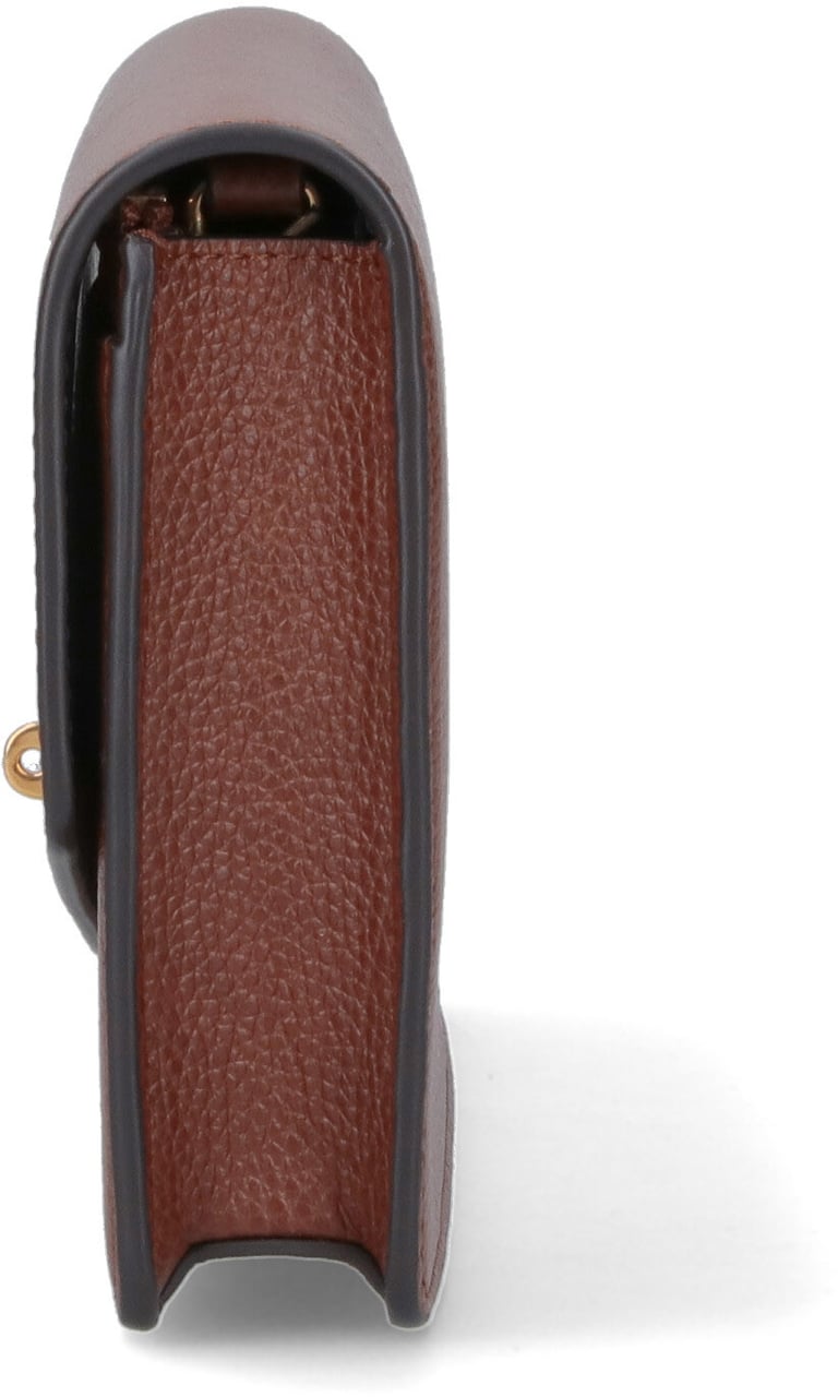 Mulberry “Darley” Chain Pochette – Brown Bruin