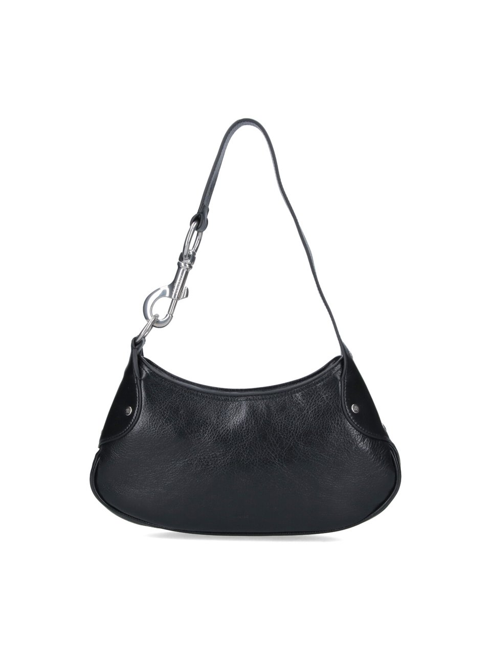 Mulberry Small Black Calf Leather Shoulder Bag Zwart