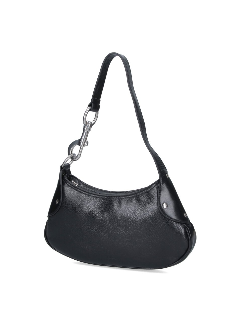 Mulberry Small Black Calf Leather Shoulder Bag Zwart