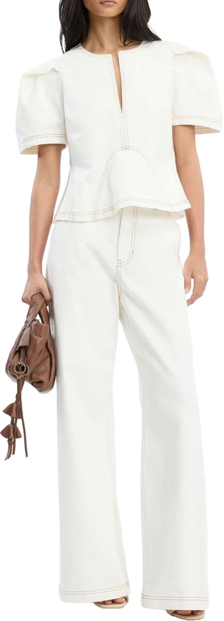 Munthe Munthe Baynor Tops Ecru 261-1003-26103 Wit