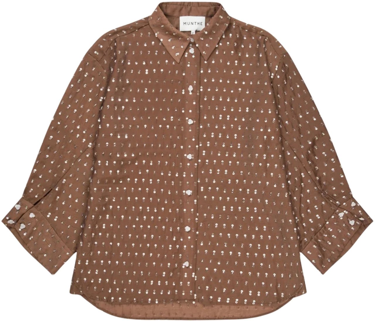 Munthe Munthe Bjarka Blouses Bruin 261-1059-26126 Bruin