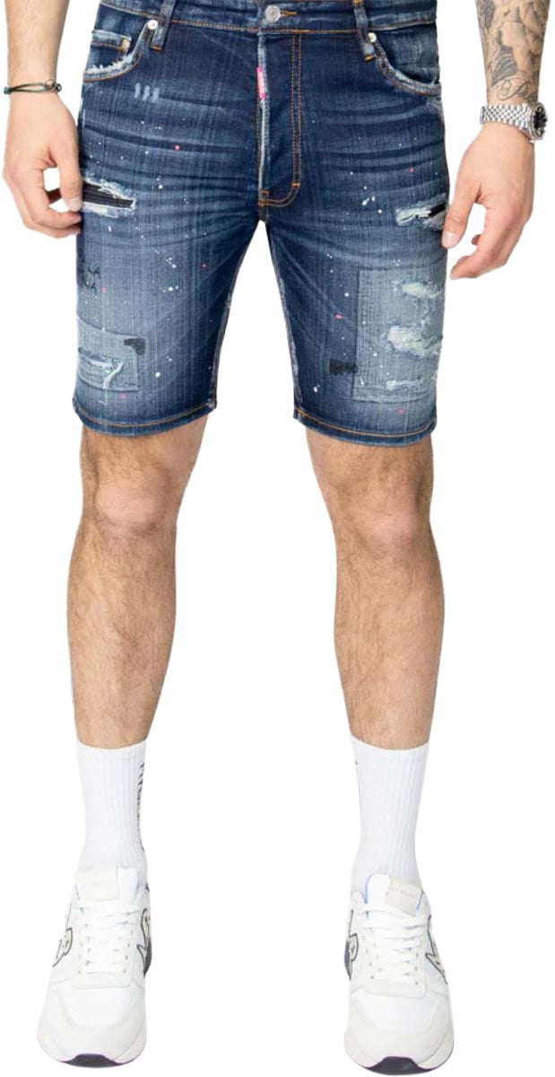 My Brand My Brand MB Pink Studio Short Jeans Denim Blauw