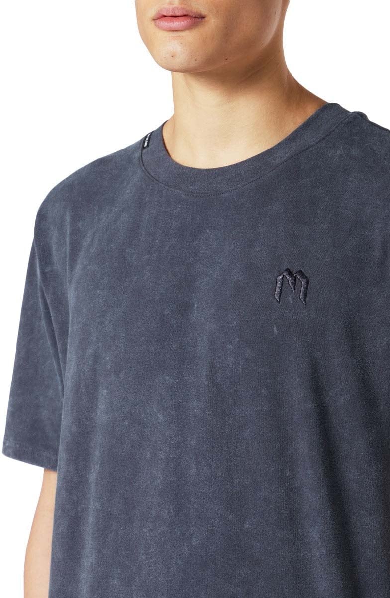 My Brand Acid Wash M T-Shirt Asphalt | DARK GREY Grijs