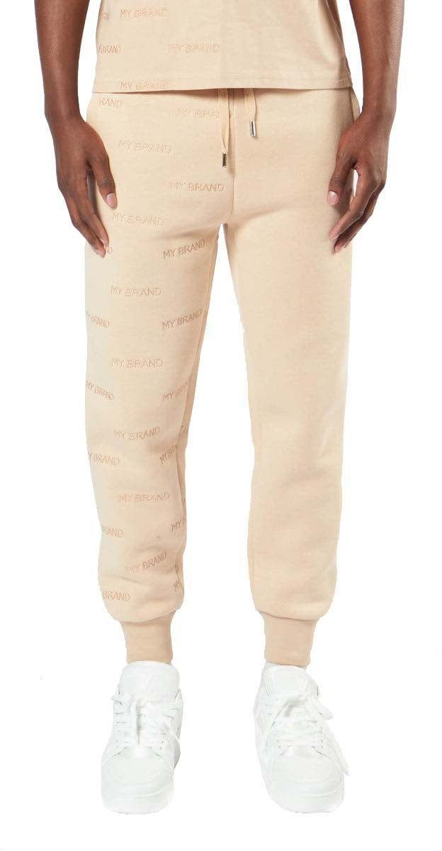 My Brand ALL OVER EMBROIDERY JOGGINGPANT | CAMEL Bruin