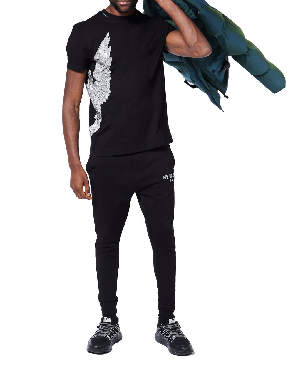 My Brand ANGEL REFLECTION JOGGING | BLACK Zwart