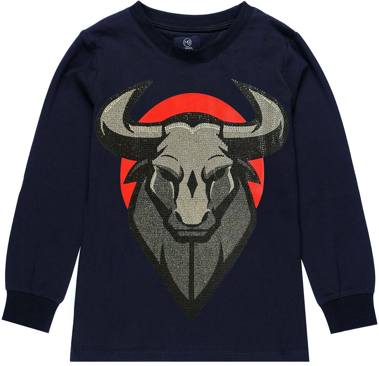 My Brand Angry Bull Longsleeve | NAVY Blauw