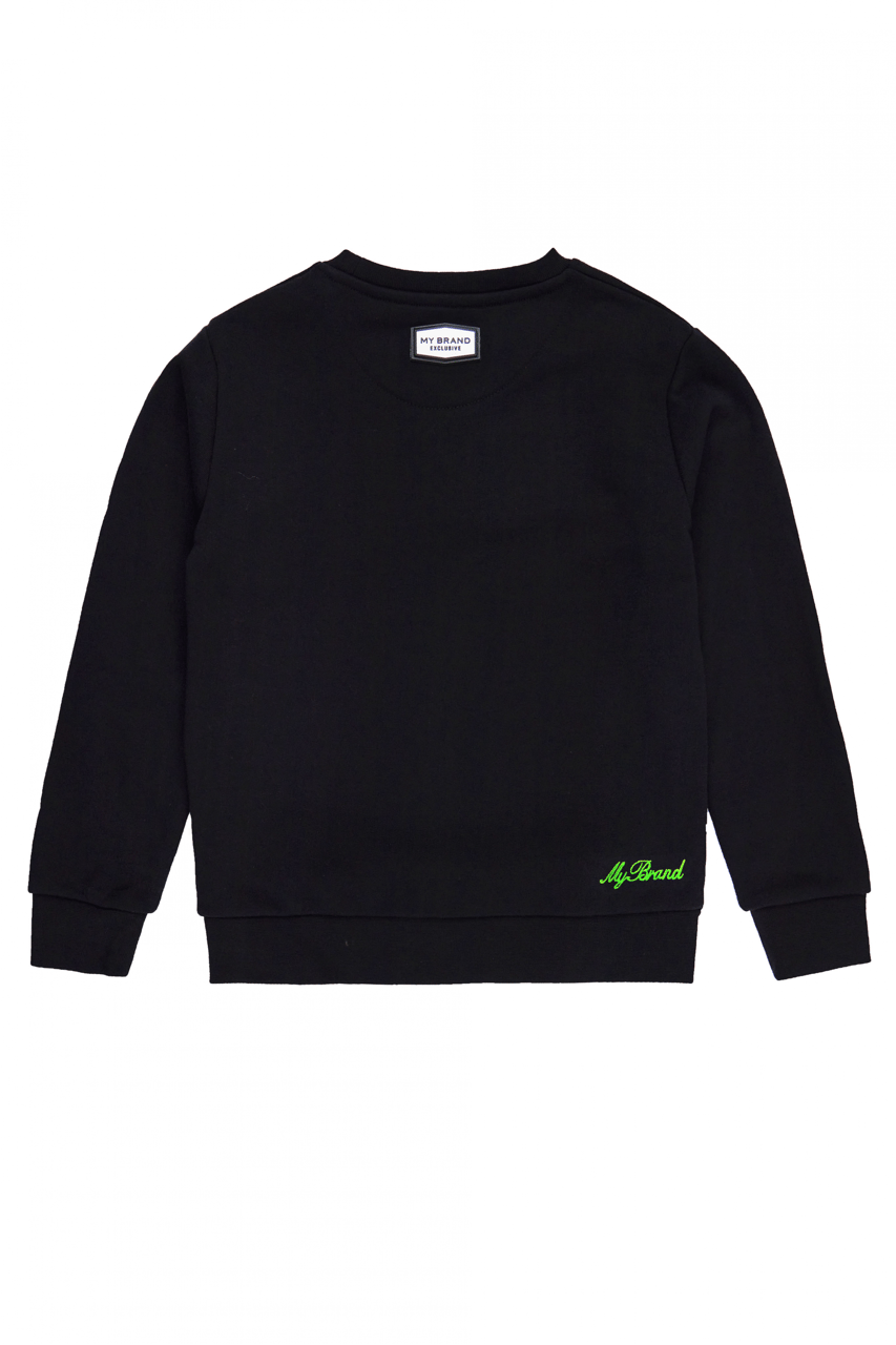 My Brand Angry Lion Sweater | BLACK Zwart