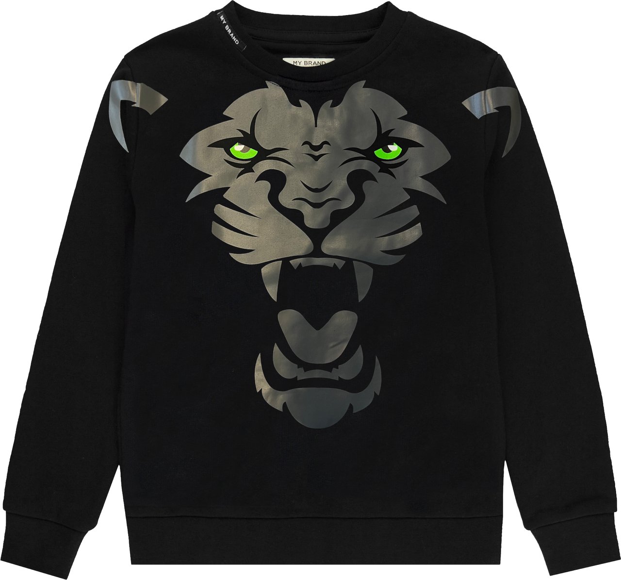 My Brand Angry Lion Sweater | BLACK Zwart