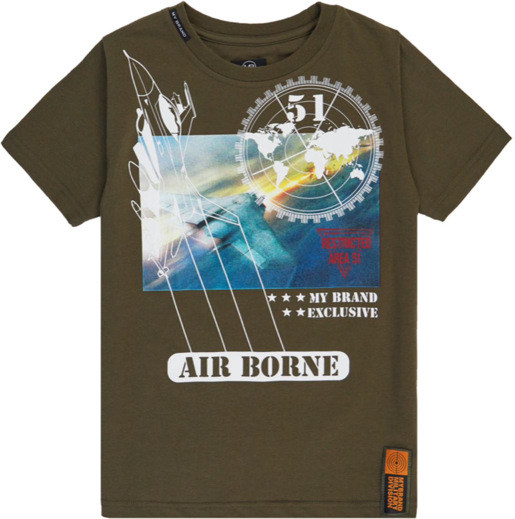 My Brand AREA 51 ARMY JET T-SHIRT | ARMY Groen