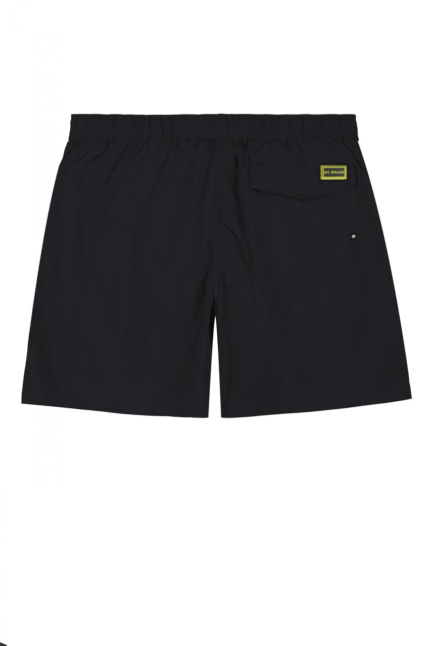 My Brand Basic Swim Capsule Short Neon Black | BLACK Zwart