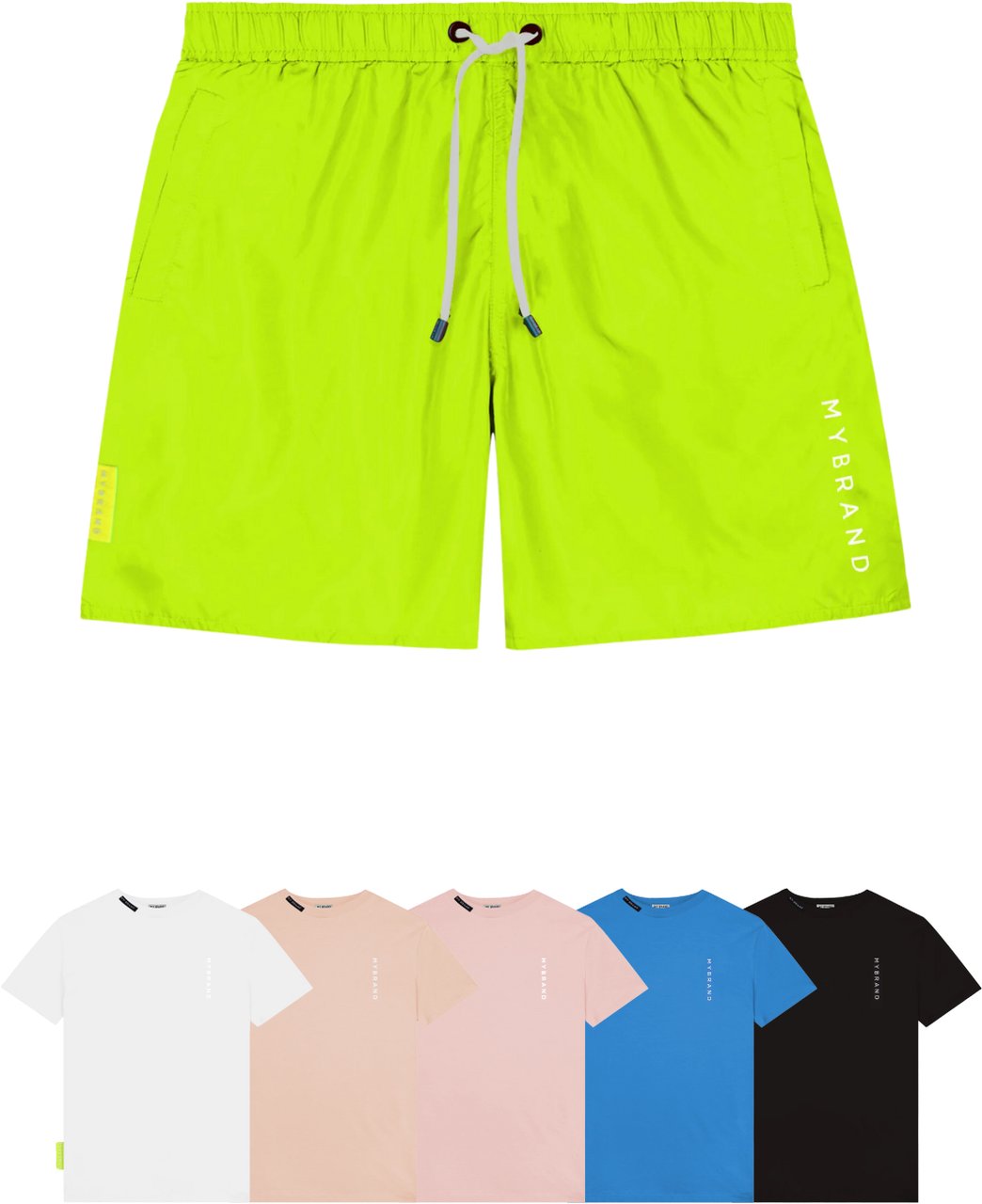 My Brand BASIC SWIM CAPSULE SWIMSH | NEON YELLOW Geel