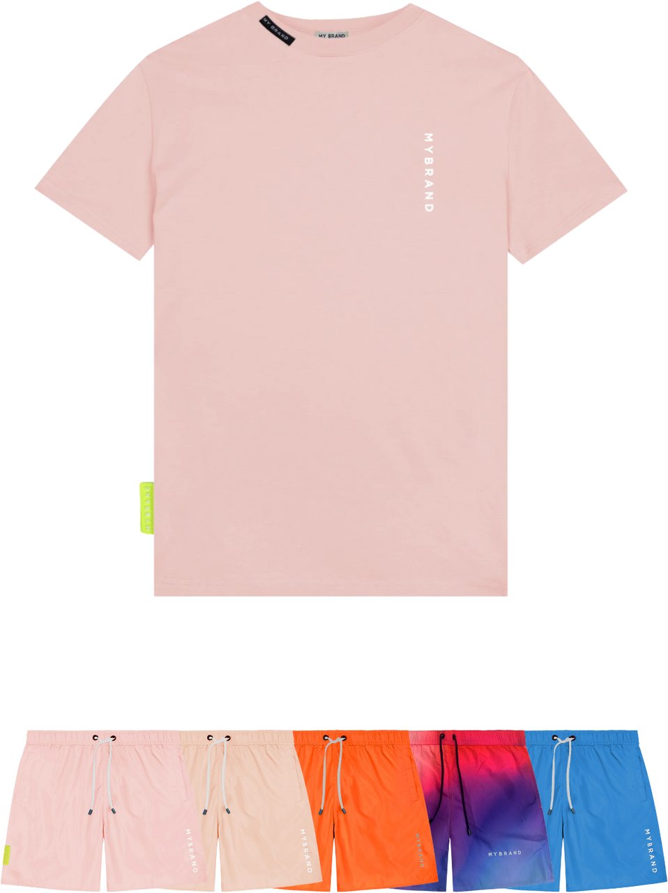 My Brand BASIC SWIM CAPSULE T-SHIR | ROSE TAUPE Roze