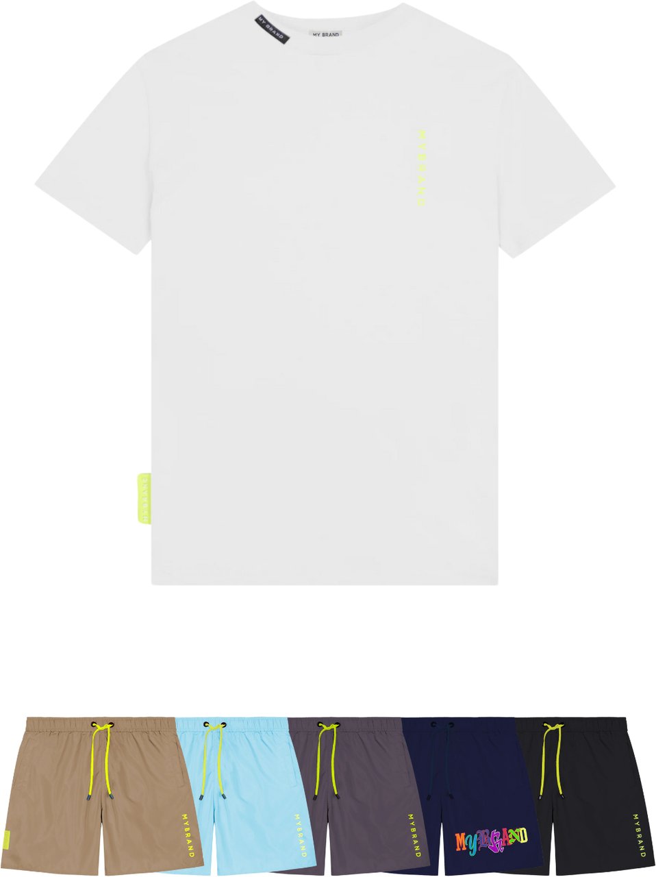 My Brand BASIC SWIM CAPSULE T-SHIR | WHITE Wit