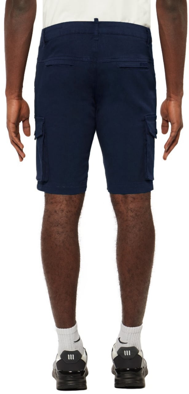 My Brand BASIC VARSITY CARGO SHORT | BLACK Zwart