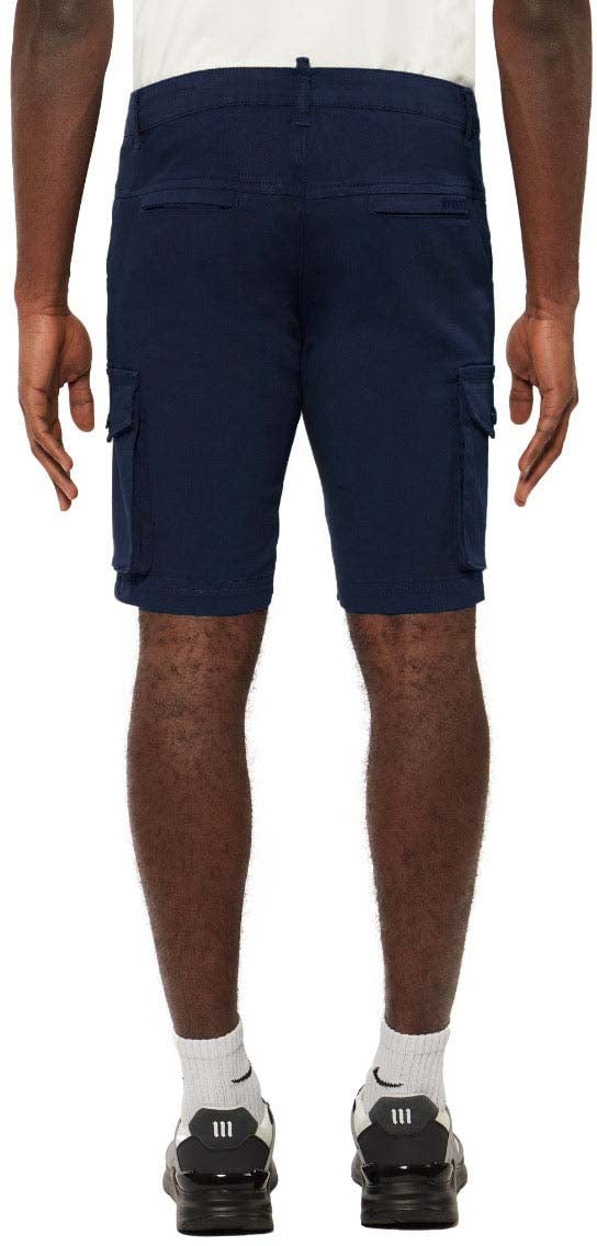 My Brand BASIC VARSITY CARGO SHORT | NAVY Blauw