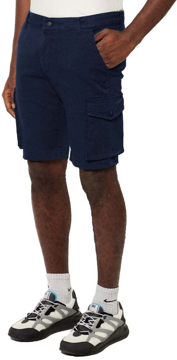 My Brand BASIC VARSITY CARGO SHORT | NAVY Blauw