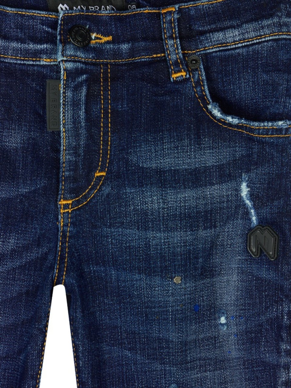 My Brand Black Blue Spots Denim Jeans | DENIM Blauw