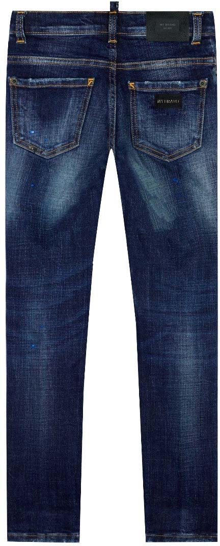 My Brand Black Blue Spots Denim Jeans | DENIM Blauw