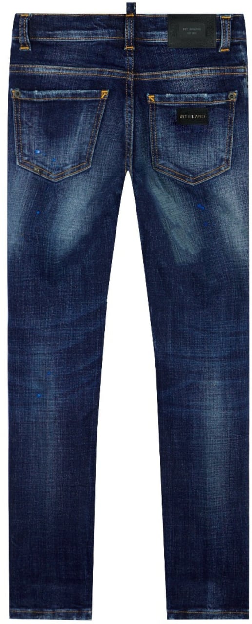 My Brand Black Blue Spots Denim Jeans | DENIM Blauw