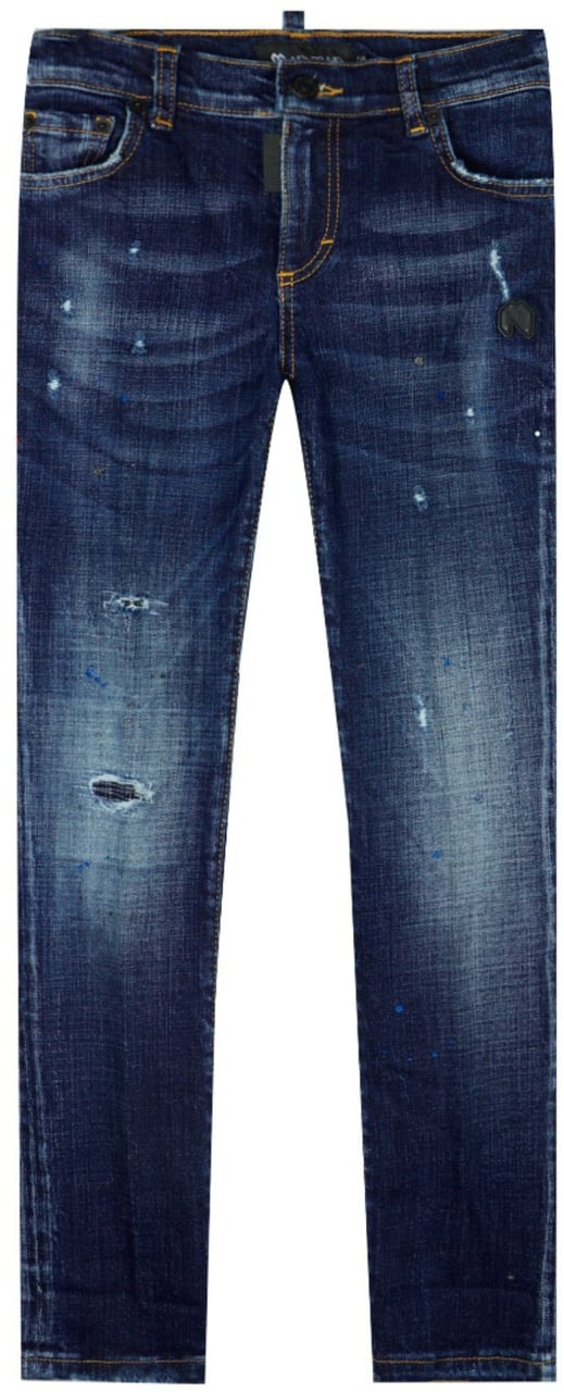 My Brand Black Blue Spots Denim Jeans | DENIM Blauw