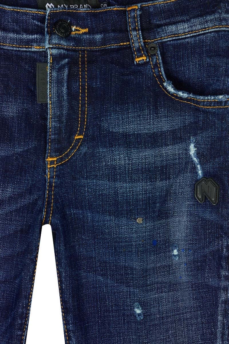 My Brand Black Blue Spots Denim Jeans | DENIM Blauw