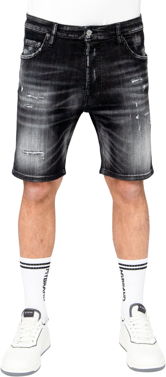 My Brand Black Distressed Storm Denim | BLACKJEANS Zwart