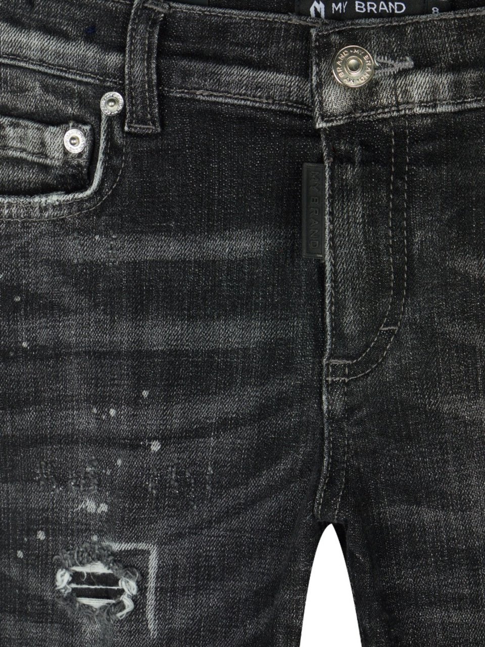 My Brand Black Washed Denim Jeans | BLACKJEANS Zwart