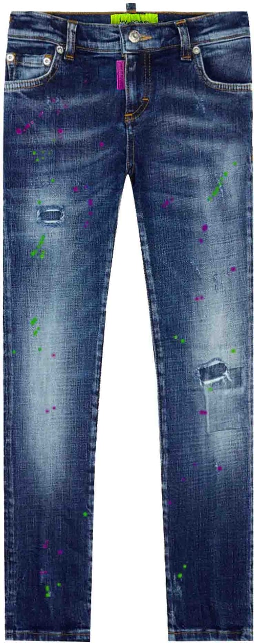 My Brand BLUE DISTRESSED GREEN  SP | DENIM Blauw