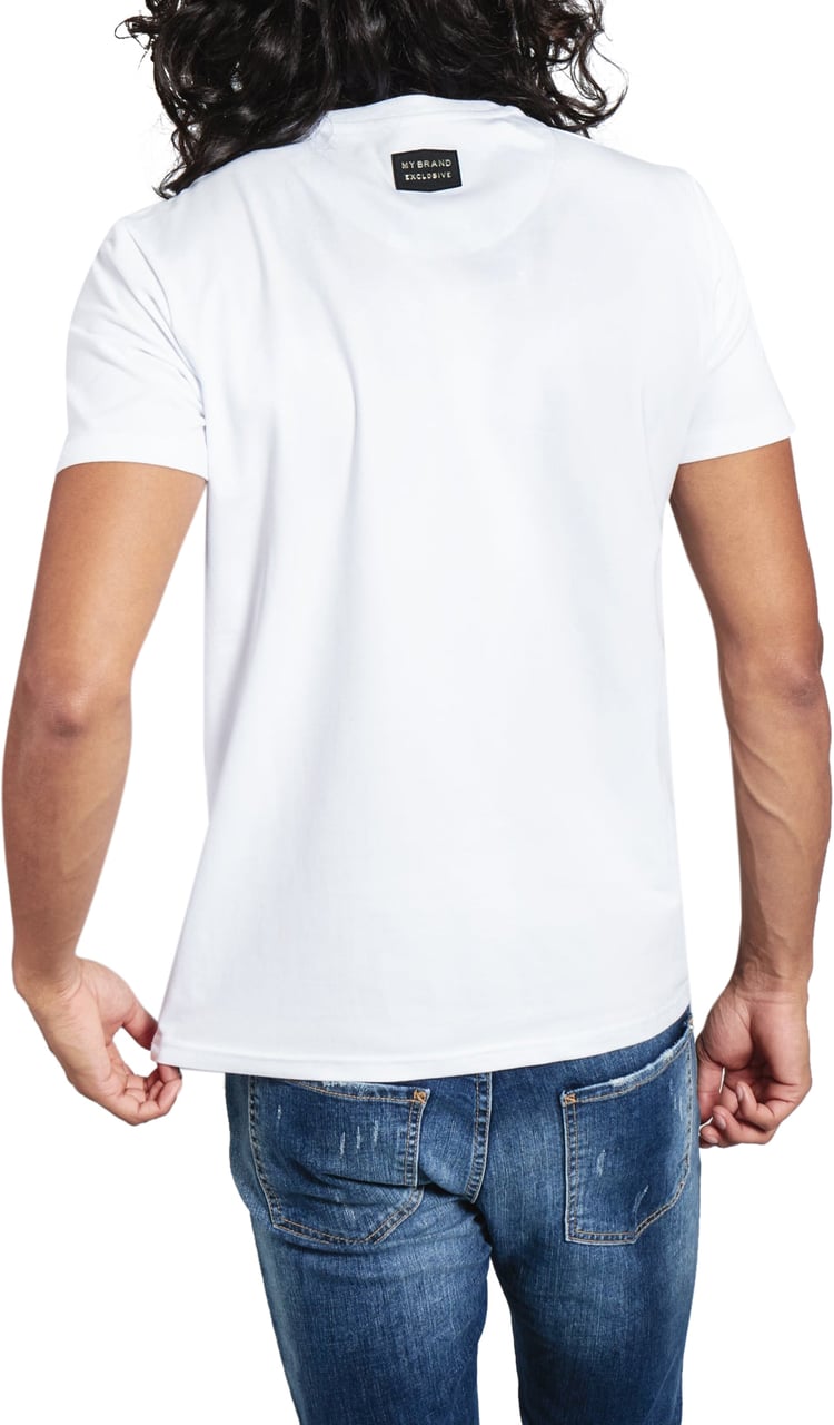 My Brand Carnival Serpente T-Shirt White | WHITE Wit