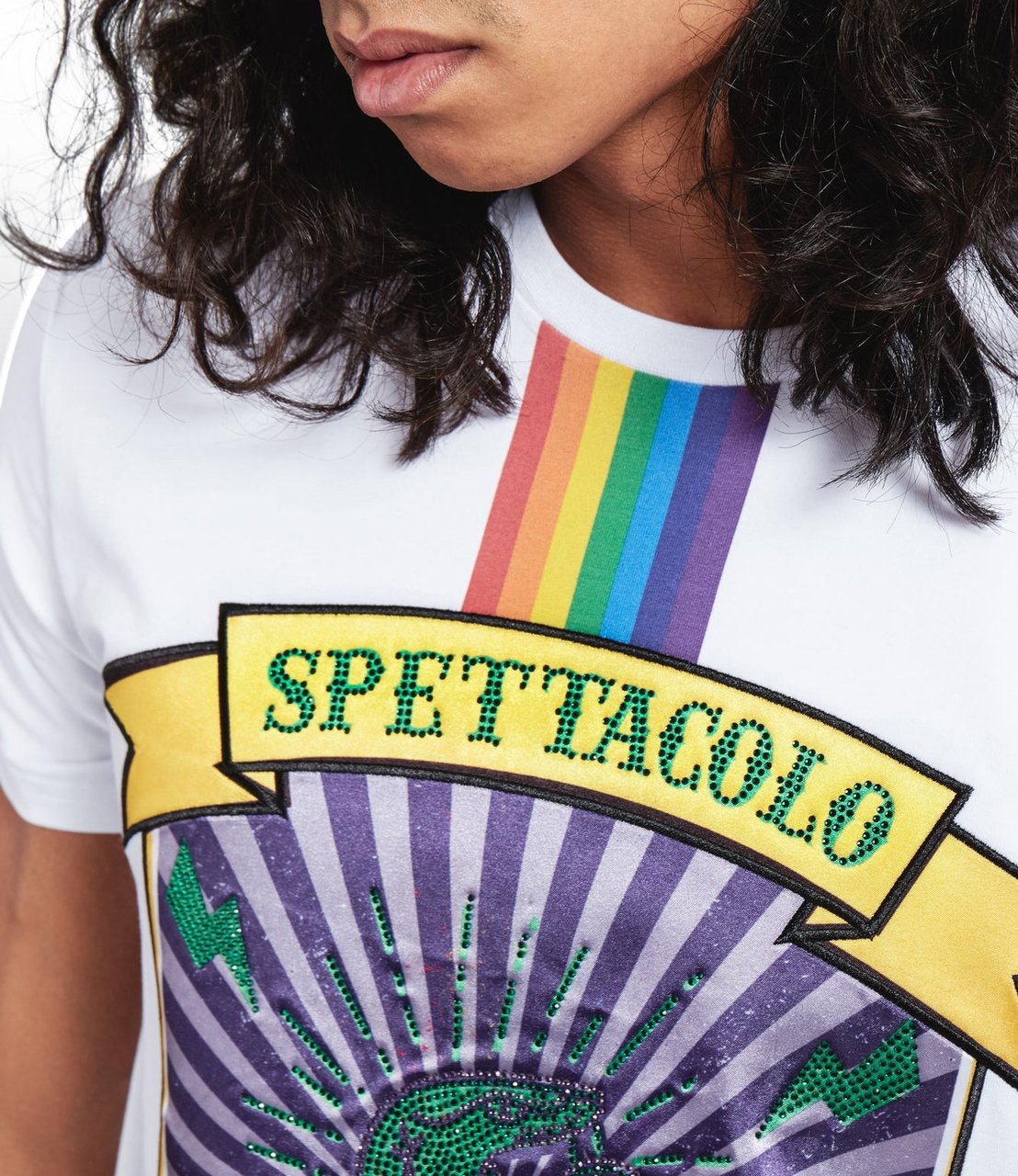 My Brand Carnival Serpente T-Shirt White | WHITE Wit