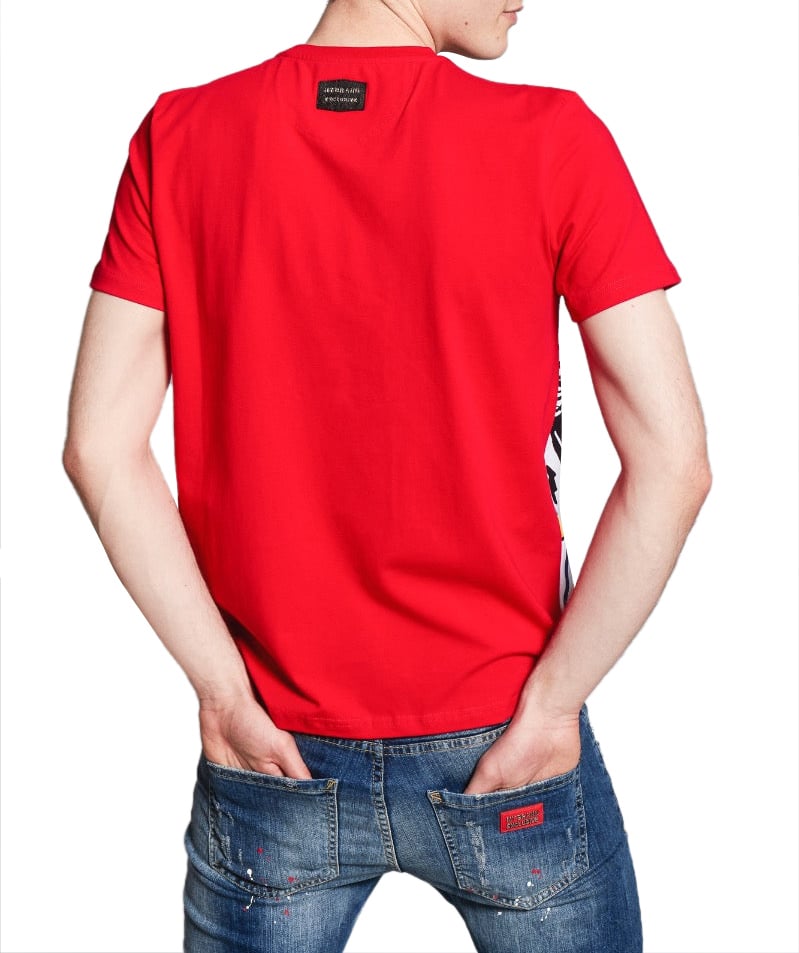 My Brand CARNIVAL WHITE TIGER T-SH | RED Rood